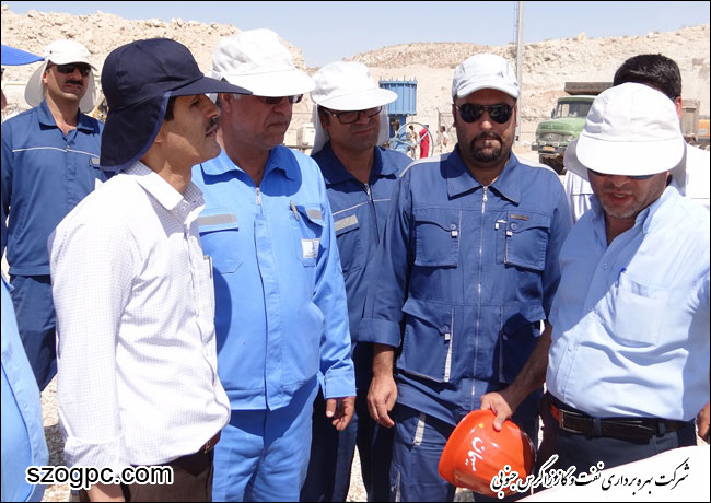 بازدید مدیر عملیات شرکت بهره برداری نفت و گاز زاگرس جنوبی از منطقه عملیاتی پارسیان 4