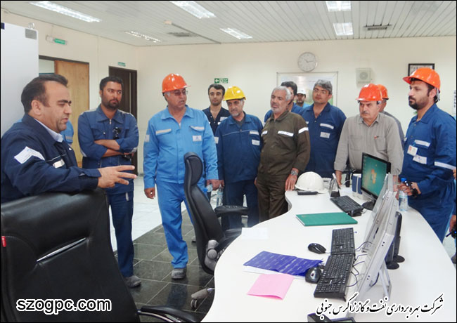 بازدید مدیرعامل شرکت بهره برداری نفت و گاز زاگرس جنوبی از منطقه عملیاتی پارسیان 5