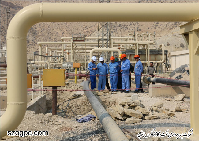 بازدید مدیرعامل شرکت بهره برداری نفت و گاز زاگرس جنوبی از منطقه عملیاتی نار و کنگان 6