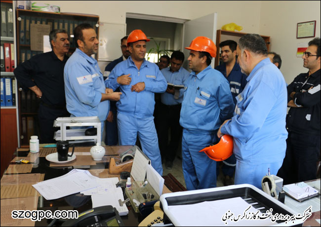 بازدید مدیرعامل شرکت بهره برداری نفت و گاز زاگرس جنوبی از منطقه عملیاتی نار و کنگان 8
