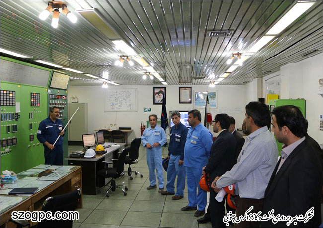 بازدید سرپرست حراست شرکت نفت مناطق مرکزی ایران از مناطق عملیاتی شرکت بهره برداری نفت و گاز زاگرس جنوبی 2
