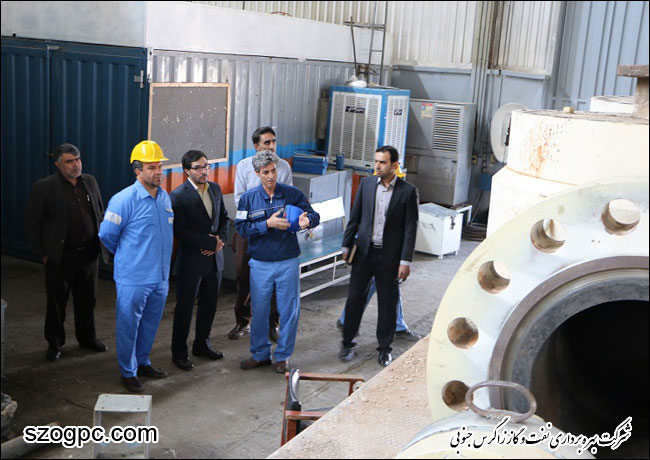 بازدید سرپرست حراست شرکت نفت مناطق مرکزی ایران از مناطق عملیاتی شرکت بهره برداری نفت و گاز زاگرس جنوبی 3