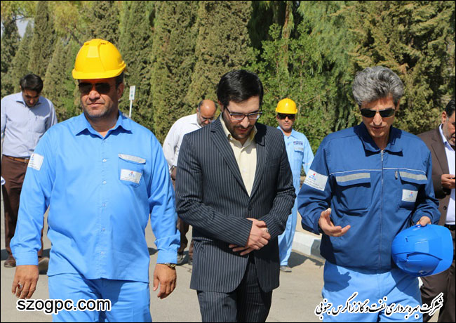 بازدید سرپرست حراست شرکت نفت مناطق مرکزی ایران از مناطق عملیاتی شرکت بهره برداری نفت و گاز زاگرس جنوبی 4