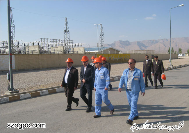 بازدید سرپرست حراست شرکت نفت مناطق مرکزی ایران از مناطق عملیاتی شرکت بهره برداری نفت و گاز زاگرس جنوبی 5