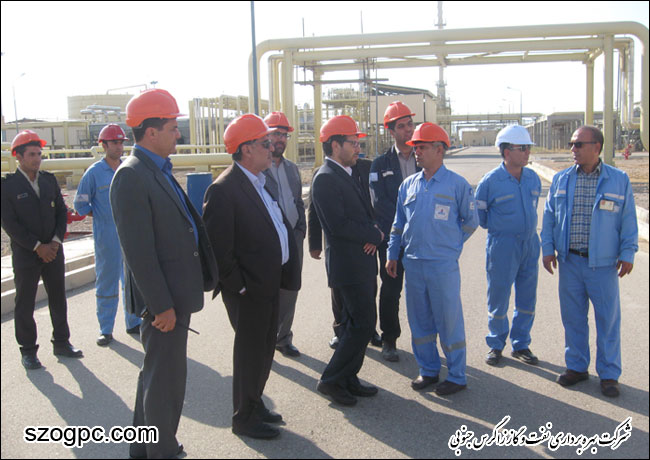 بازدید سرپرست حراست شرکت نفت مناطق مرکزی ایران از مناطق عملیاتی شرکت بهره برداری نفت و گاز زاگرس جنوبی 7