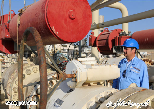 تعمیرات اضطراری ایستگاه تقویت فشار گاز نار منطقه عملیاتی نار و کنگان 3