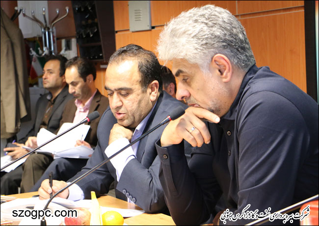بازدید مدیر عامل شرکت نفت مناطق مرکزی از شرکت بهره برداری نفت و گاز زاگرس جنوبی 2