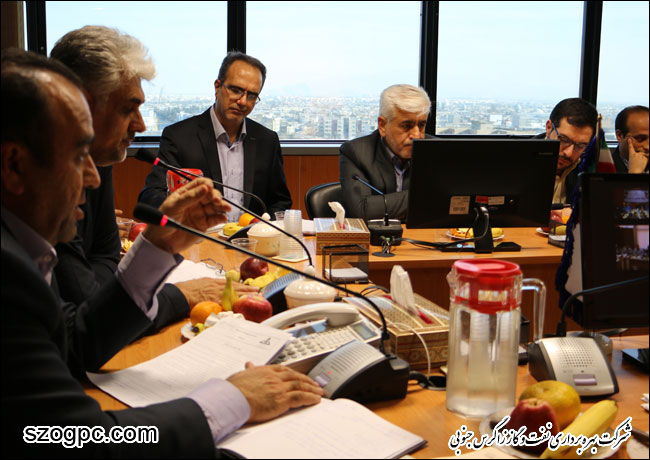بازدید مدیر عامل شرکت نفت مناطق مرکزی از شرکت بهره برداری نفت و گاز زاگرس جنوبی 9