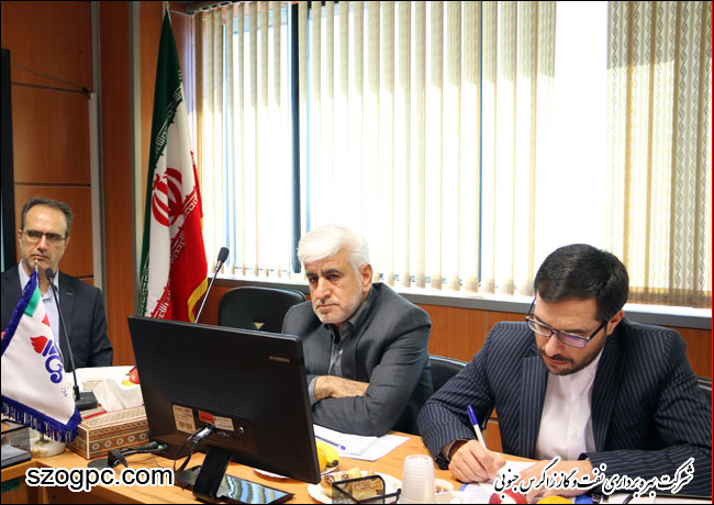 جلسه مدیر عامل نفت مرکزی با مدیران نفت زاگرس جنوبی 2