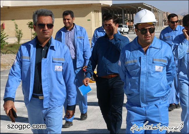 بازدید دکتر غلامحسین منتظری مدیر عامل شرکت بهره برداری نفت و گاز زاگرس جنوبی از منطقه عملیاتی سرخون و گشوی جنوبی 1