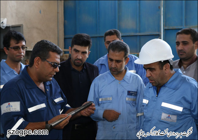 بازدید دکتر غلامحسین منتظری مدیر عامل شرکت بهره برداری نفت و گاز زاگرس جنوبی از منطقه عملیاتی سرخون و گشوی جنوبی 4
