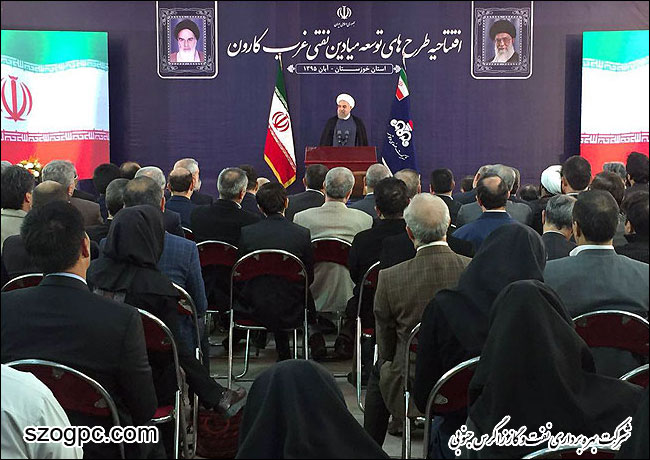 قدردانی رئیس‎جمهوری از تلاش کارکنان صنعت نفت، وزارت نفت از فرصت پسابرجام به‎خوبی استفاده کرد