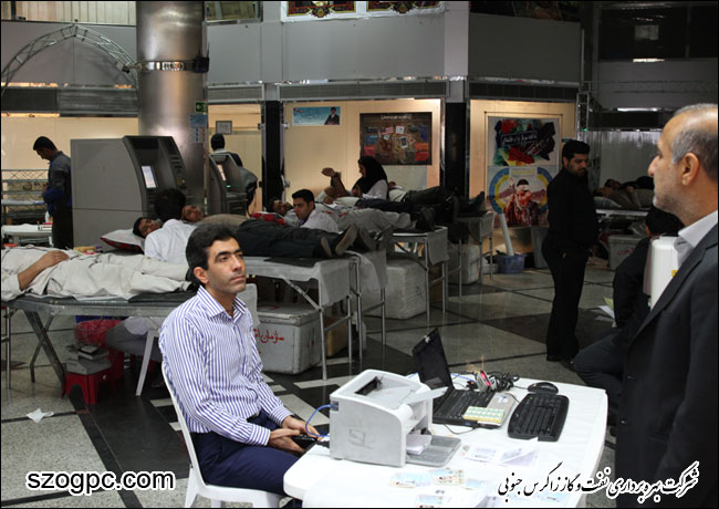 اهداء ۱۴۵ هزار سی سی خون توسط کارکنان ستاد و منطقه عملیاتی آغار و دالان شرکت بهره برداری نفت وگاز زاگرس جنوبی 3