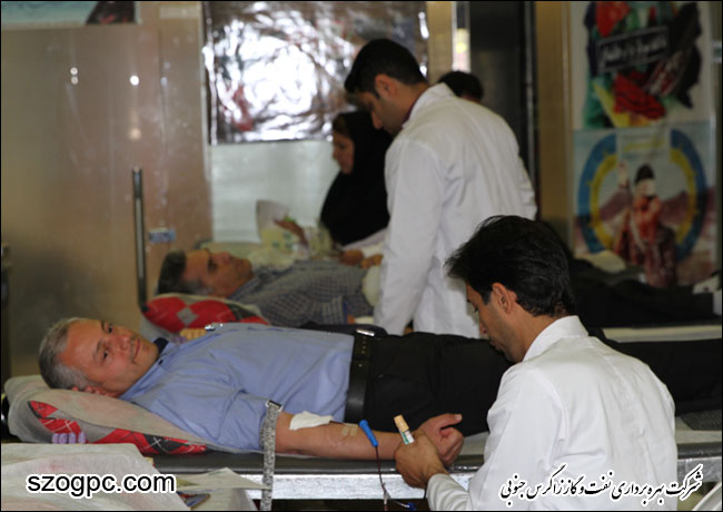 اهداء ۱۴۵ هزار سی سی خون توسط کارکنان ستاد و منطقه عملیاتی آغار و دالان شرکت بهره برداری نفت وگاز زاگرس جنوبی 5