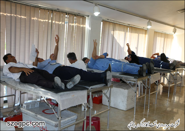 اهداء ۱۴۵ هزار سی سی خون توسط کارکنان ستاد و منطقه عملیاتی آغار و دالان شرکت بهره برداری نفت وگاز زاگرس جنوبی 8