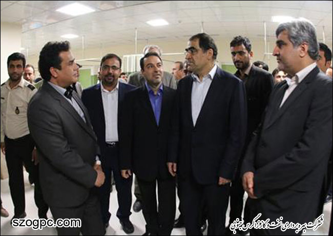 با حضور وزیر بهداشت، طرح های توسعه ای بیمارستان کنگان به بهره برداری رسید