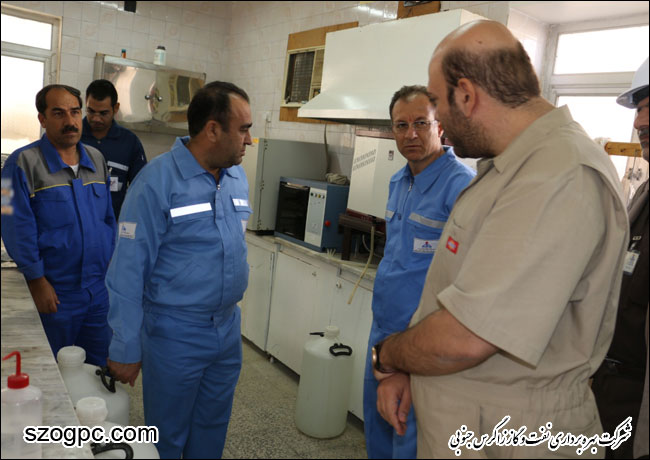 بازدید دکتر غلامحسین منتظری مدیرعامل شرکت بهره برداری نفت و گاز زاگرس جنوبی از منطقه عملیاتی نار و کنگان 1