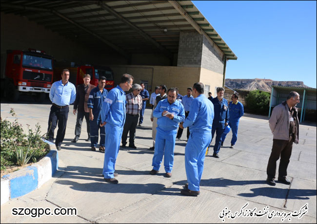 بازدید دکتر غلامحسین منتظری مدیرعامل شرکت بهره برداری نفت و گاز زاگرس جنوبی از منطقه عملیاتی نار و کنگان 7