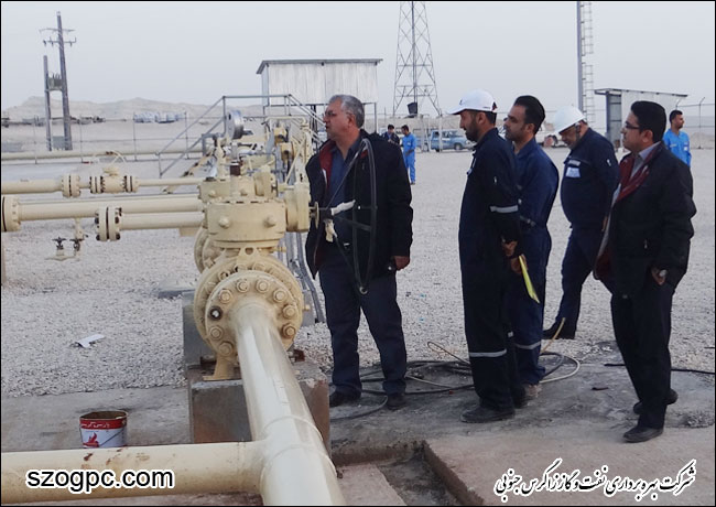چاه شماره ۴۴ میدان گازی تابناک منطقه عملیاتی پارسیان 3