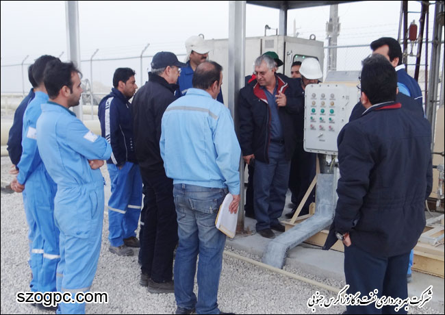 چاه شماره ۴۴ میدان گازی تابناک منطقه عملیاتی پارسیان 4