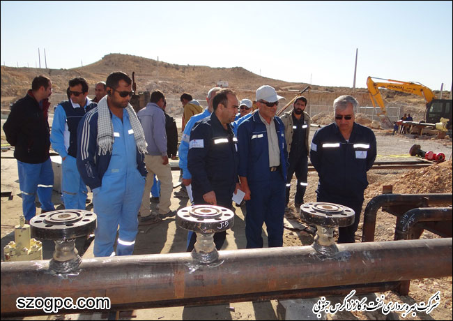بازدید مدیر عامل شرکت بهره برداری نفت و گاز زاگرس جنوبی از منطقه عملیاتی پارسیان 7
