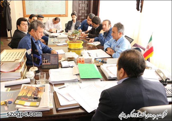 بازدید مدیرعامل شرکت بهره برداری نفت و گاز زاگرس جنوبی از منطقه عملیاتی آغار و دالان 2