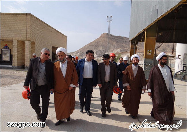 بازدید حجت الاسلام و المسلمین علیرضا حدائق مدیرعامل بنیاد فرهنگی حضرت مهدی موعود (عج) از منطقه عملیاتی پارسیان شرکت بهره برداری نفت و گاز زاگرس جنوبی 8