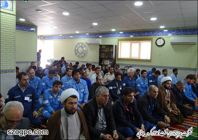 بازدید حجت الاسلام و المسلمین علیرضا حدائق مدیرعامل بنیاد فرهنگی حضرت مهدی موعود (عج) از منطقه عملیاتی پارسیان شرکت بهره برداری نفت و گاز زاگرس جنوبی 10