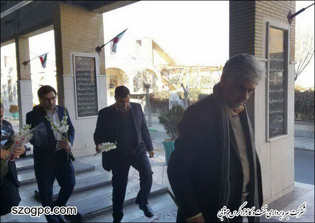تجدید میثاق مدیر عامل شرکت نفت مناطق مرکزی ایران با آرمان های امام راحل (ره) و شهدا 5