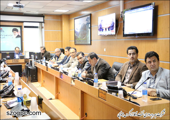 کمیته مدیریت بحران ستاد و مناطق پنجگانه عملیاتی شرکت بهره برداری نفت و گاز زاگرس جنوبی 2