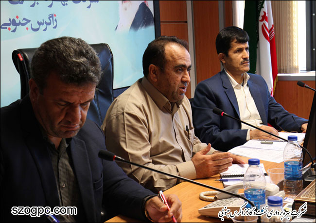 تولید گاز شرکت بهره برداری نفت و گاز زاگرس جنوبی بدون توقف و با تمام توان در شرایط ناپایدار جوی 1