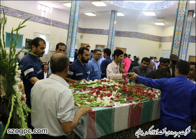 تجدید میثاق کارکنان منطقه عملیاتی نار و کنگان با شهدای هشت سال دفاع مقدس 3