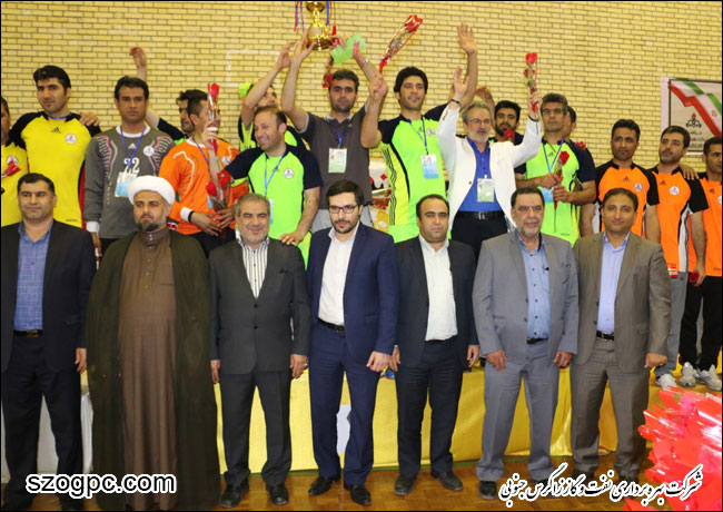 قهرمانی کاروان ورزشی حراست شرکت بهره برداری نفت و گاز زاگرس جنوبی در اولین دوره المپیاد فرهنگی – ورزشی کارکنان حراست های شرکت ملی نفت ایران و شرکت نفت مناطق مرکزی ایران