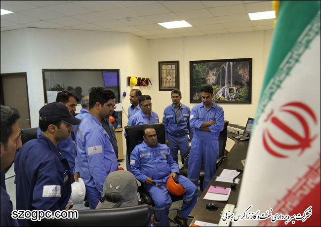 بازدید مدیر عامل شرکت بهره برداری نفت و گاز زاگرس جنوبی از منطقه عملیاتی سروستان و سعادت آباد 4