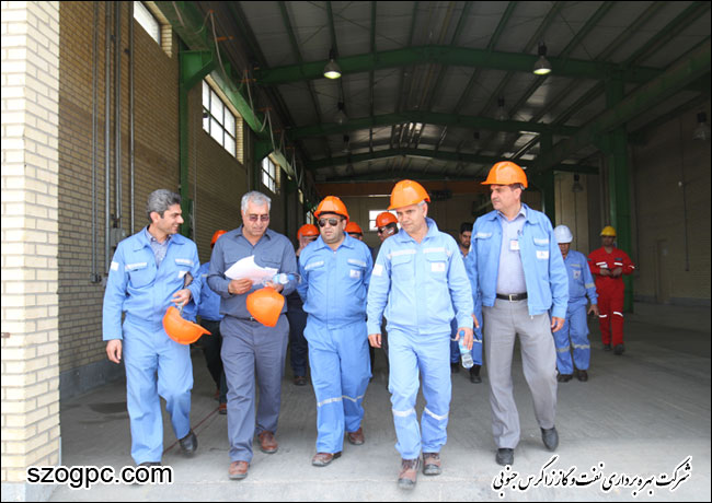 بازدید مدیر عامل شرکت بهره برداری نفت و گاز زاگرس جنوبی از منطقه عملیاتی سروستان و سعادت آباد 5