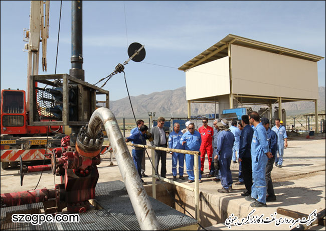 بازدید مدیر عامل شرکت بهره برداری نفت و گاز زاگرس جنوبی از منطقه عملیاتی سروستان و سعادت آباد 8