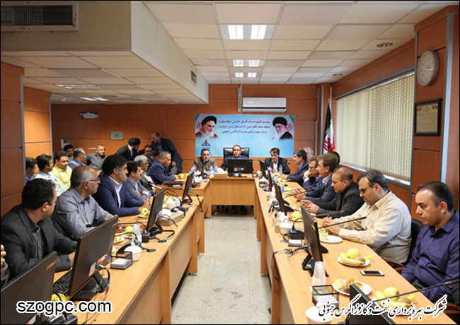 برگزاری مراسم تکریم و معارفه رئیس حراست شرکت بهره برداری نفت و گاز زاگرس جنوبی 2