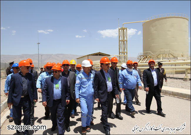 بازدید مدیر عامل شرکت نفت مناطق مرکزی ایران از ستاد و منطقه عملیاتی سروستان و سعادت آباد 7