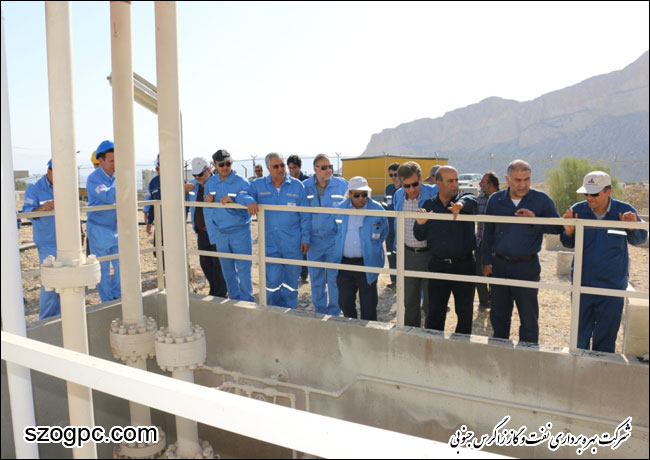 بازدید مدیرعامل شرکت بهره برداری نفت و گاز زاگرس جنوبی از مناطق عملیاتی نار و کنگان و پارسیان 2
