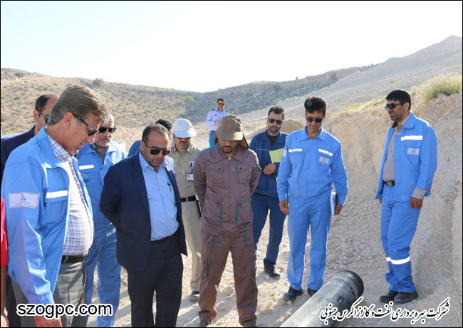 بازدید مدیرعامل شرکت بهره برداری نفت و گاز زاگرس جنوبی از مناطق عملیاتی نار و کنگان و پارسیان 8