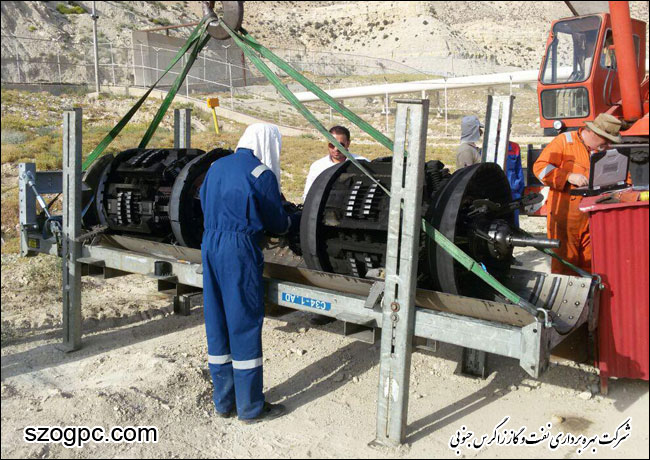 توپکرانی هوشمند خطوط لوله ۳۶ اینچ مناطق عملیاتی نار و کنگان و پارسیان 7