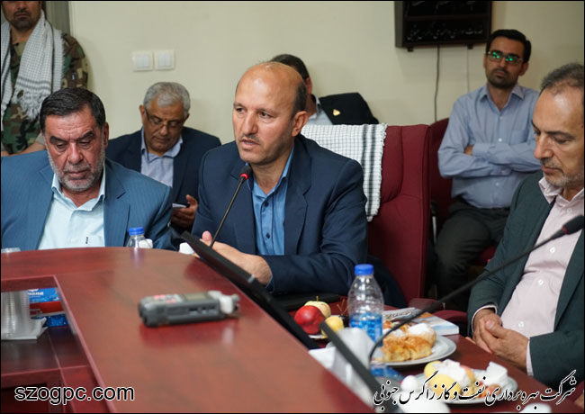 برگزاری مراسم تکریم و معارفه فرمانده پایگاه مقاومت بسیج شرکت بهره برداری نفت و گاز زاگرس جنوبی 2