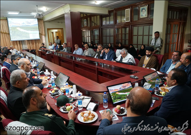 برگزاری مراسم تکریم و معارفه فرمانده پایگاه مقاومت بسیج شرکت بهره برداری نفت و گاز زاگرس جنوبی 7