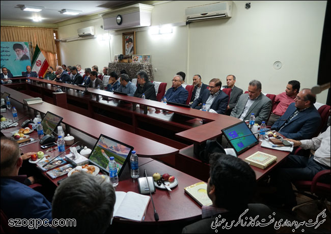 برگزاری مراسم تکریم و معارفه فرمانده پایگاه مقاومت بسیج شرکت بهره برداری نفت و گاز زاگرس جنوبی 8