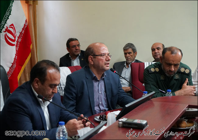 برگزاری مراسم تکریم و معارفه فرمانده پایگاه مقاومت بسیج شرکت بهره برداری نفت و گاز زاگرس جنوبی 9