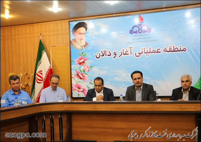 بازدید مهندس حاتمی مدیر عامل شرکت نفت مناطق مرکزی ایران از منطقه عملیاتی آغار و دالان 3