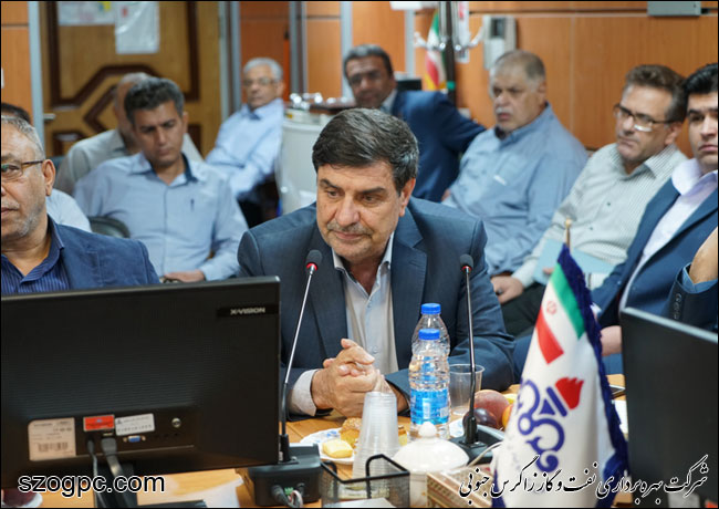 برگزاری مراسم معارفه مدیران عملیات و امور فنی شرکت بهره برداری نفت و گاز زاگرس جنوبی 9