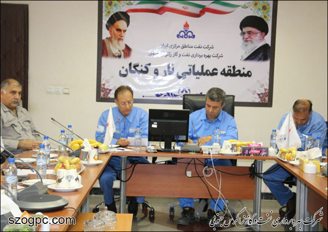 بازدید مدیر عملیات شرکت بهره برداری نفت و گاز زاگرس جنوبی از منطقه عملیاتی نار و کنگان 6