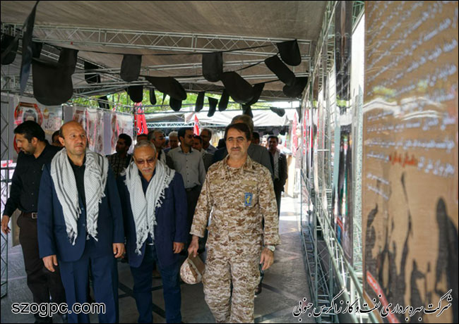 افتتاح نمایشگاه عکس و زندگینامه شهدای هشت سال دفاع مقدس و مدافعان حرم 5