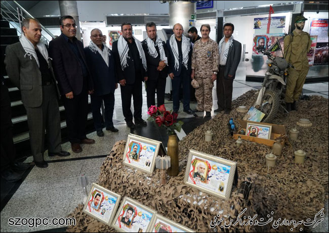 افتتاح نمایشگاه عکس و زندگینامه شهدای هشت سال دفاع مقدس و مدافعان حرم 6